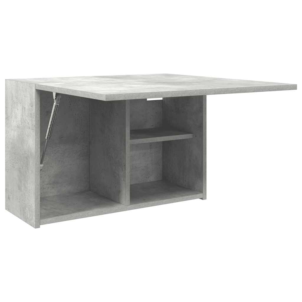 Veggskap Til Baderom Betonggrå 60X25X40 Cm Konstruert Tre