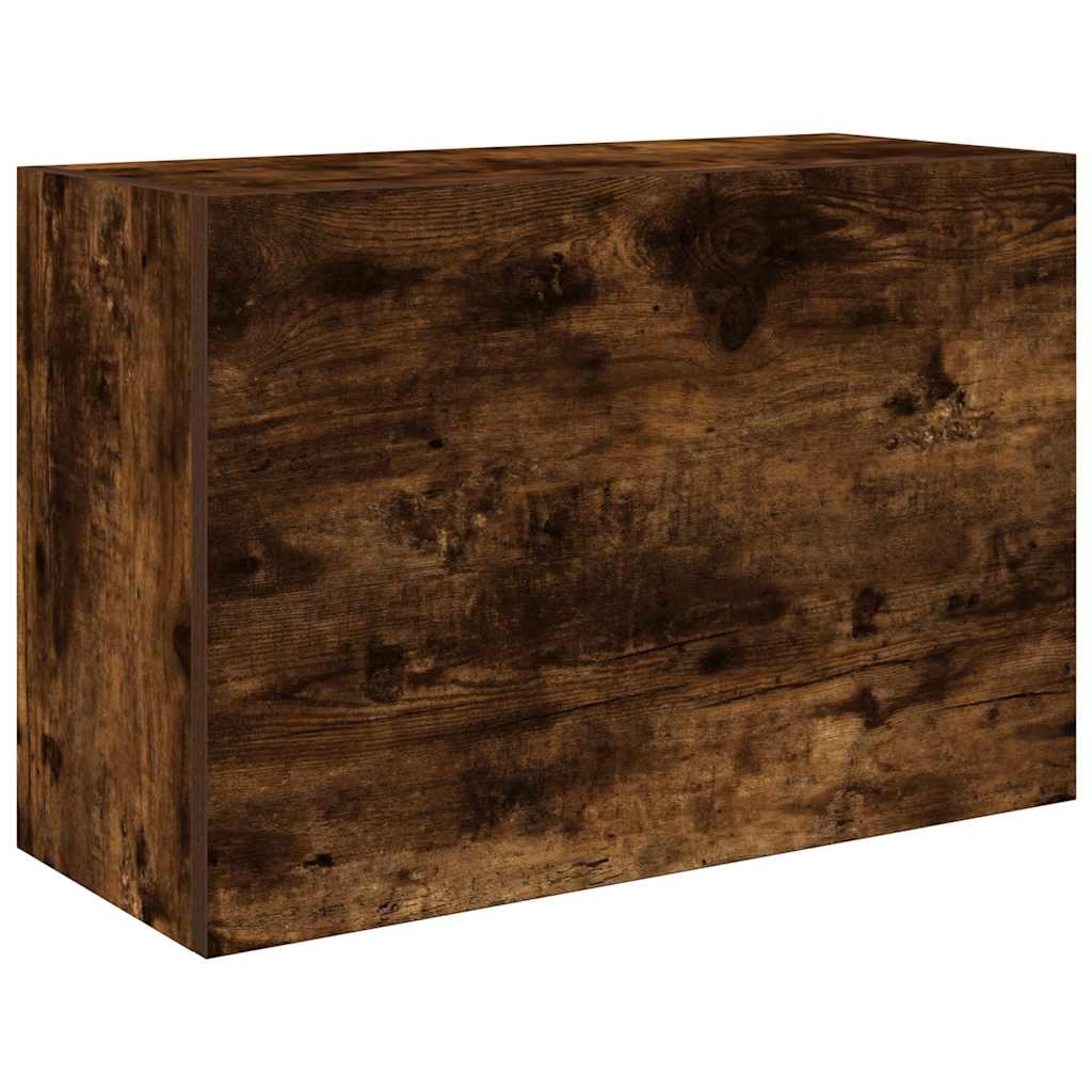 Veggskap Til Baderom Røkt Eik 60X25X40 Cm Konstruert Tre
