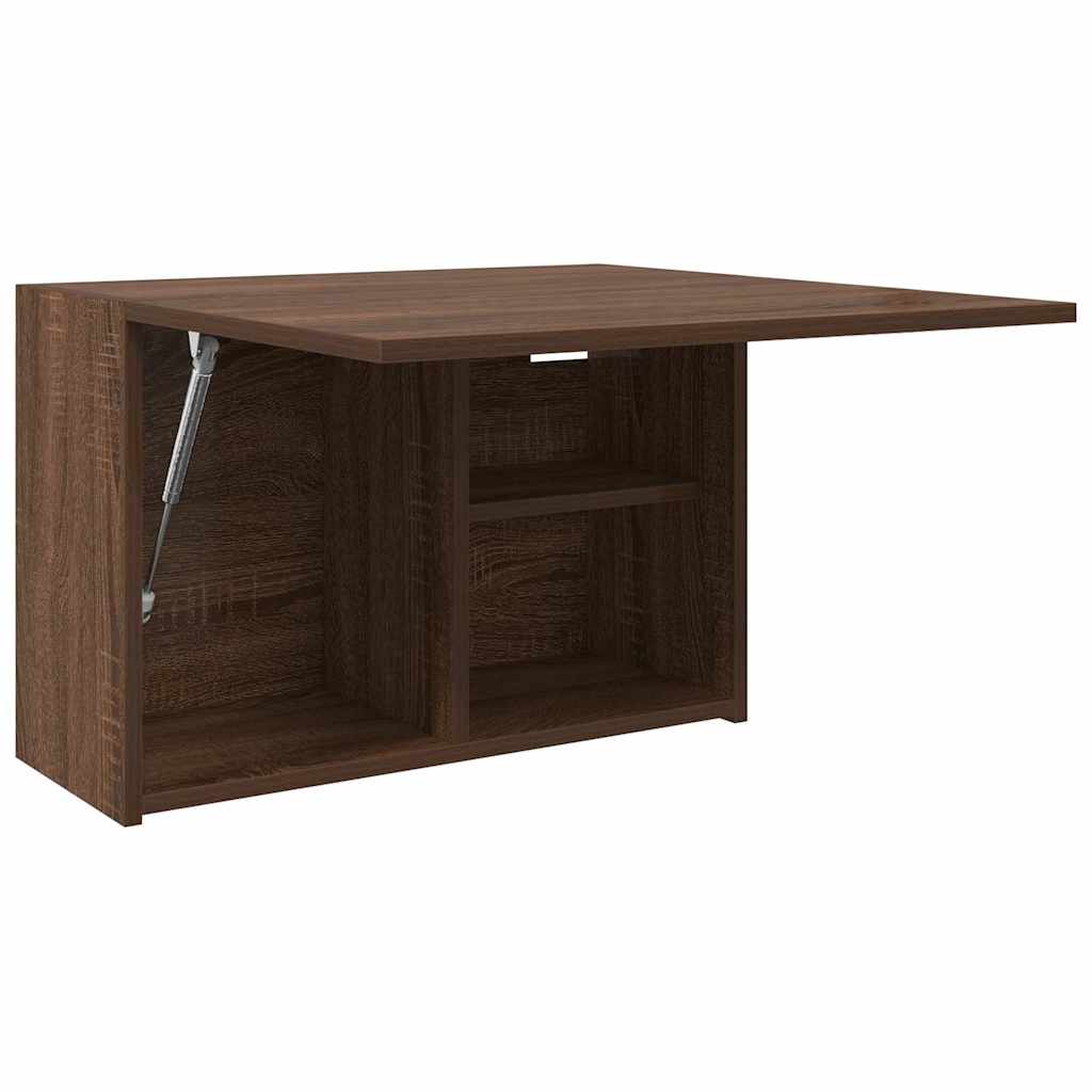 Veggskap Til Baderom Brun Eik 60X25X40 Cm Konstruert Tre