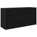 Veggskap Til Baderom Svart 80X25X40 Cm Konstruert Tre