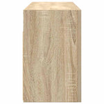 Veggskap Til Baderom Sonoma Eik 80X25X40 Cm Konstruert Tre