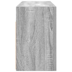 Veggskap Til Baderom Grå Sonoma 80X25X40 Cm Konstruert Tre