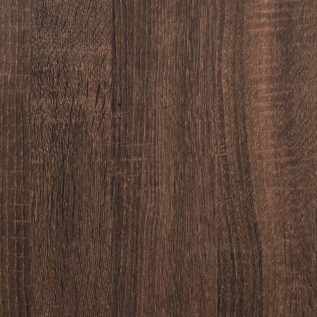 Veggskap Til Baderom Brun Eik 80X25X40 Cm Konstruert Tre