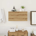 Veggskap Til Baderom Artisan Eik 80X25X40 Cm Konstruert Tre
