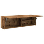 Veggskap Til Baderom Gammelt Tre 100X25X30 Cm Konstruert Tre