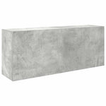 Veggskap Til Baderom Betonggrå 100X25X40 Cm Konstruert Tre