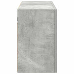 Veggskap Til Baderom Betonggrå 100X25X40 Cm Konstruert Tre