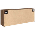 Veggskap Til Baderom Brun Eik 100X25X40 Cm Konstruert Tre