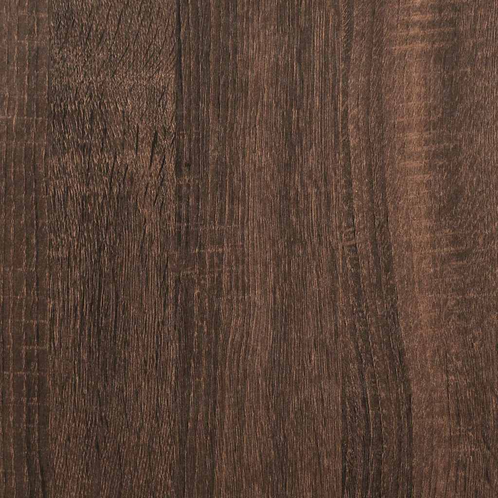 Veggskap Til Baderom Brun Eik 100X25X40 Cm Konstruert Tre