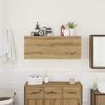 Veggskap Til Baderom Artisan Eik 100X25X40 Cm Konstruert Tre