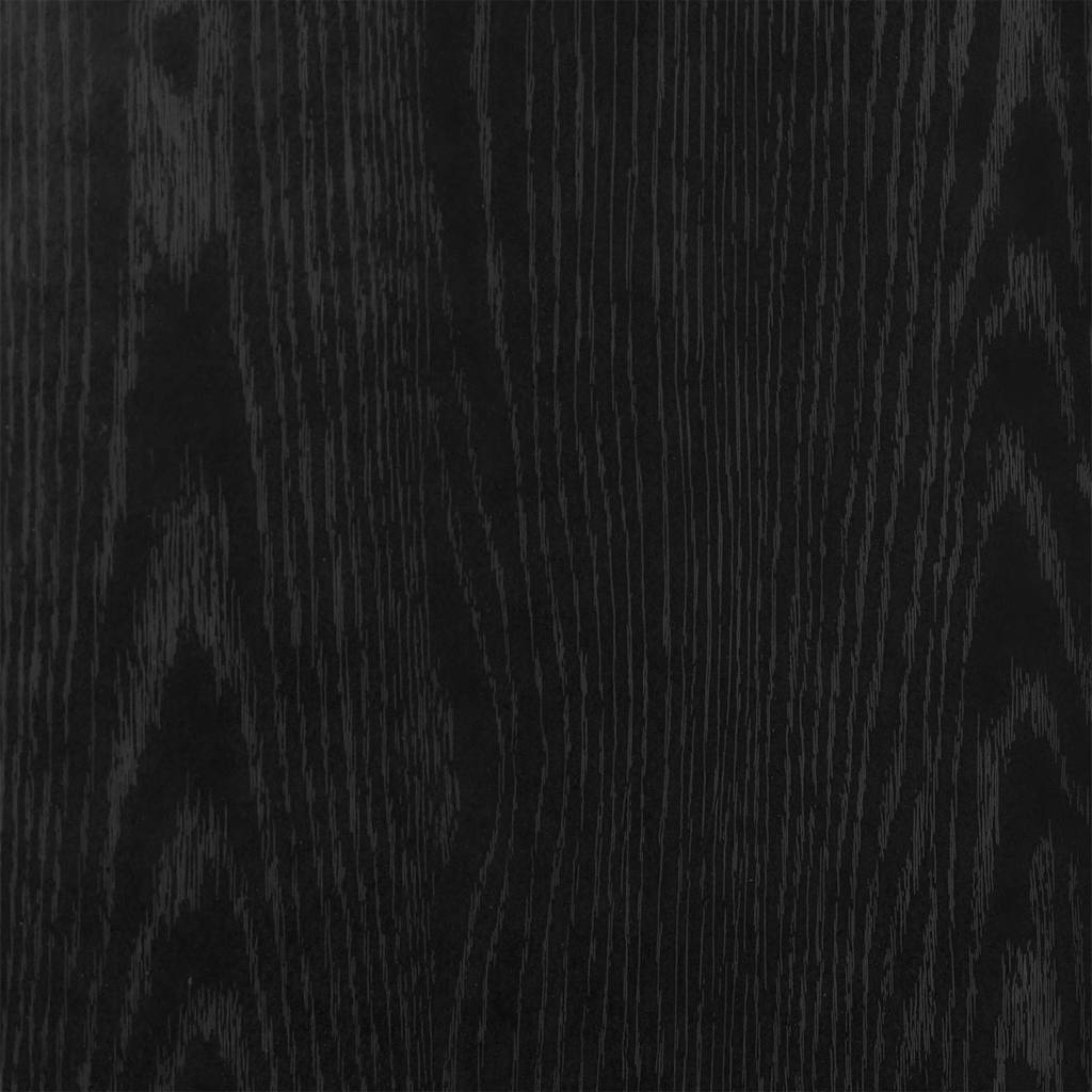 Baderoms Veggskap Med Speil Svart Eik 60X21X60 Cm