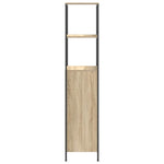 Baderomsskap Med Hyller Sonoma Eik 36X35X165 Cm