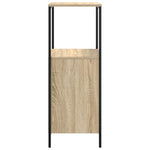 Baderomsskap Med Hyller Sonoma Eik 36X35X95 Cm