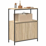 Baderomsskap Med Hyller Sonoma Eik 76,5X35X95 Cm