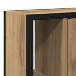 Baderomsskap Med Speil Artisan Eik 60X16X60 Cm Konstruert Tre