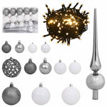 Kunstig Forhåndsopplyst Juletre Med 150 Led Svart 150 Cm Pvc