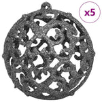 Kunstig Forhåndsopplyst Juletre Med 150 Led Svart 150 Cm Pvc