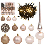 Kunstig Forhåndsopplyst Juletre Med 300 Led Svart 210 Cm Pvc