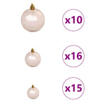 Kunstig Forhåndsopplyst Juletre Med 300 Led Svart 210 Cm Pvc