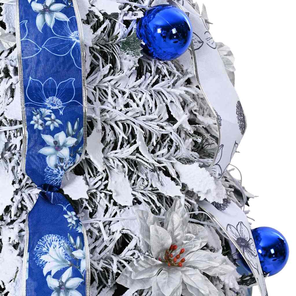 Kunstig Juletre Med 200 Led Med Stativ Grønn 210 Cm Pvc