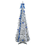 Kunstig Juletre Med 200 Led Med Stativ Grønn 210 Cm Pvc