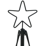 Julekjegle Tre Med Stativ Svart 90 Cm Stål