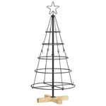 Julekjegle Tre Med Stativ Svart 90 Cm Stål