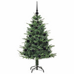 Kunstig Forhåndsbelyst Juletre Med Kule-Sett Grønn 120 Cm