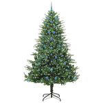 Kunstig Forhåndsbelyst Juletre Med Kule-Sett Grønn 240 Cm