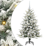 Kunstig Forhåndsbelyst Juletre Med Kule-Sett Grønn 120 Cm