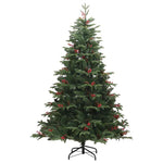 Kunstig Juletre Med 300 Led Grønn 180 Cm Pvc Og Metall Og Plast