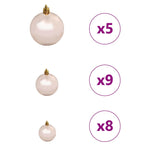 Kunstig Juletre Med 150 Led Hvit 150 Cm Pvc Og Metall Og Plast