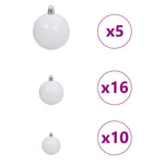 Kunstig Juletre Med 300 Led Grønn 180 Cm Pvc Og Stål Og Plast