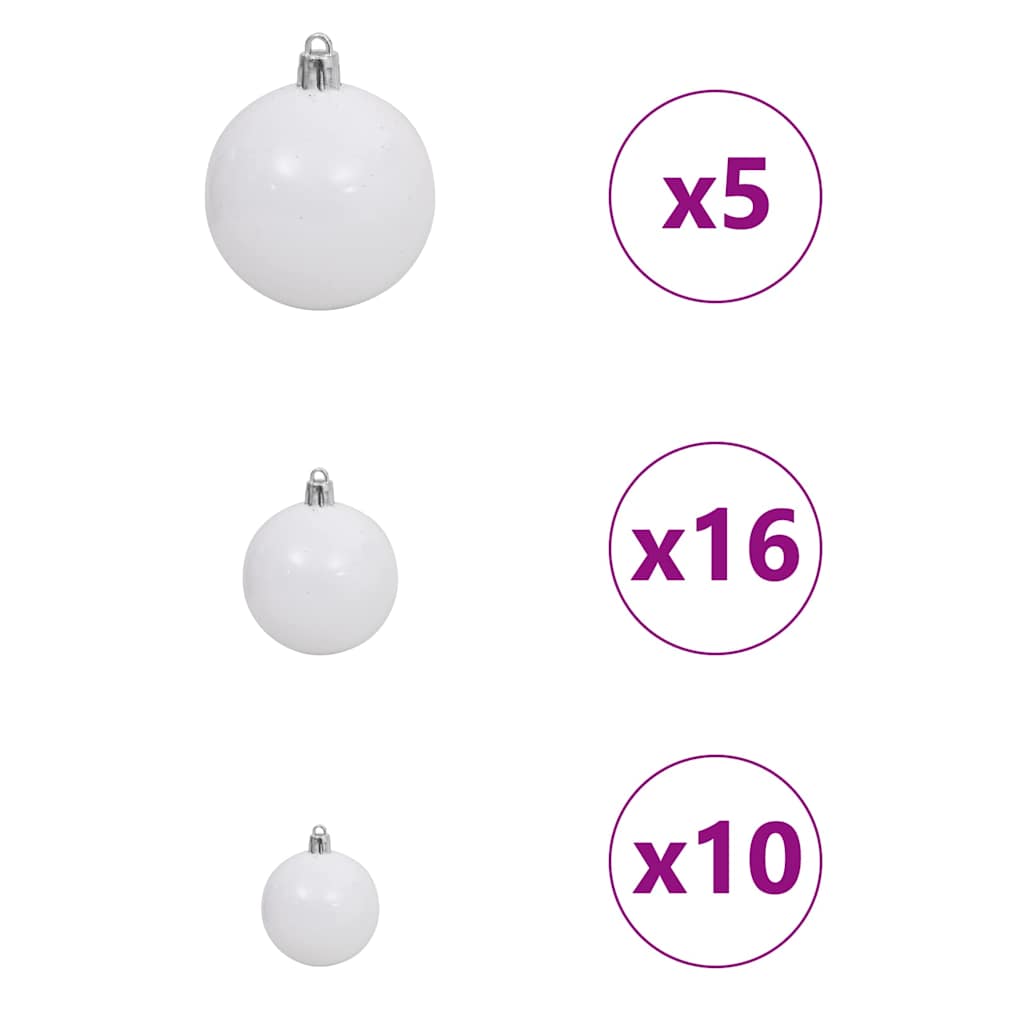 Kunstig Juletre Med 300 Led Grønn 180 Cm Pvc Og Stål Og Plast