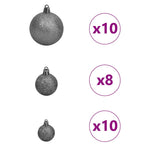 Kunstig Juletre Med 300 Led Grønn 180 Cm Pvc Og Stål Og Plast