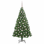 Kunstig Juletre Med 300 Led Grønn 180 Cm Pvc Og Stål Og Plast