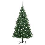 Kunstig Juletre Med 300 Led Grønn 180 Cm Pvc Og Stål Og Plast