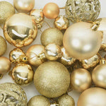 Julekule Sett Med 150 Led 61 Pcs Gull Plast