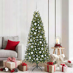 Julekule Sett Med 300 Led 120 Pcs Sølv Plast