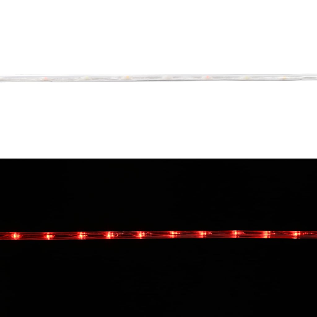 Lyskabel Med 2400 Led Rød 100 M Pvc