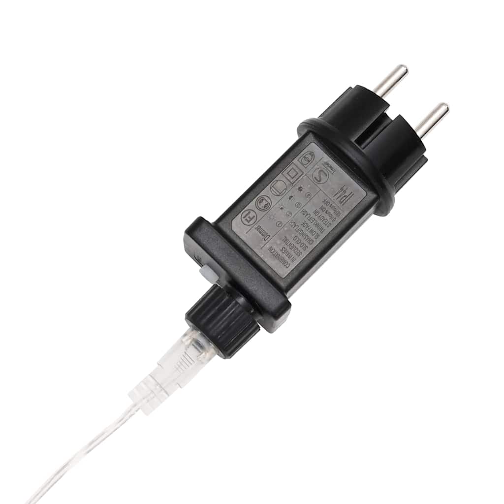 Lyskabel Med 240 Led Kald Hvit 10 M Pvc