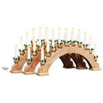 Julelys Bue Med 10 Led Lys 3 Pcs Brun 47 X 5 X 29 Cm