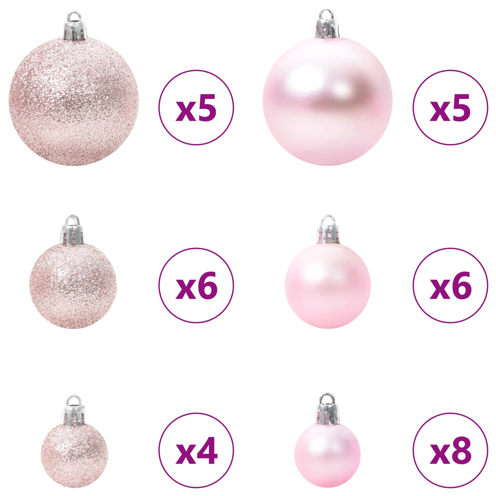 Kunstig Sammensatt Juletre Med 150 Led Hvit 120 Cm Pvc Og Stål