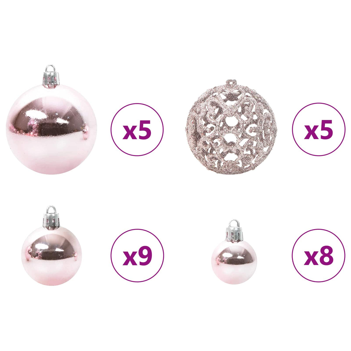 Kunstig Sammensatt Juletre Med 150 Led Hvit 120 Cm Pvc Og Stål