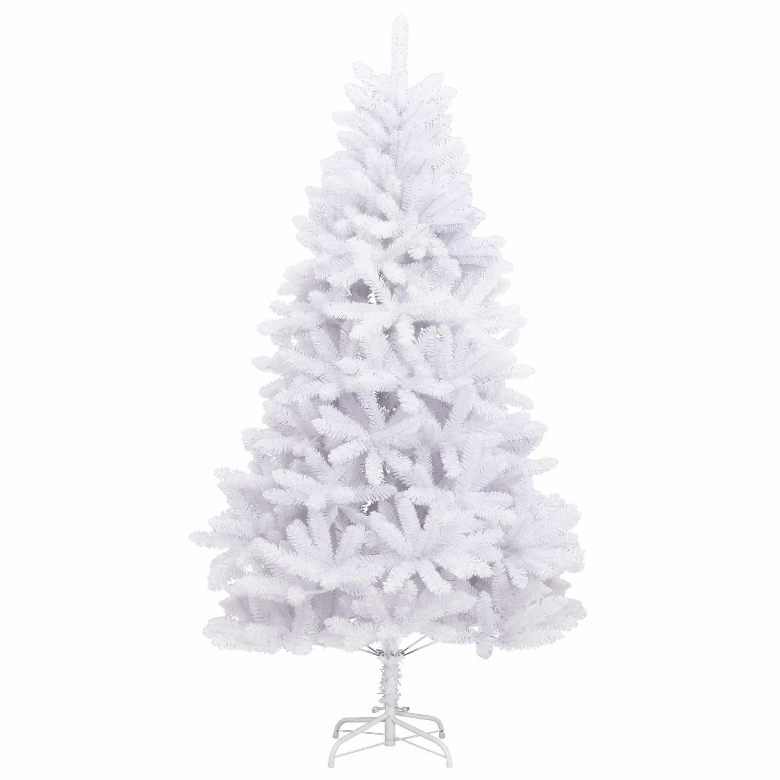 Kunstig Sammensatt Juletre Med 300 Led Hvit 240 Cm Pvc Og Stål