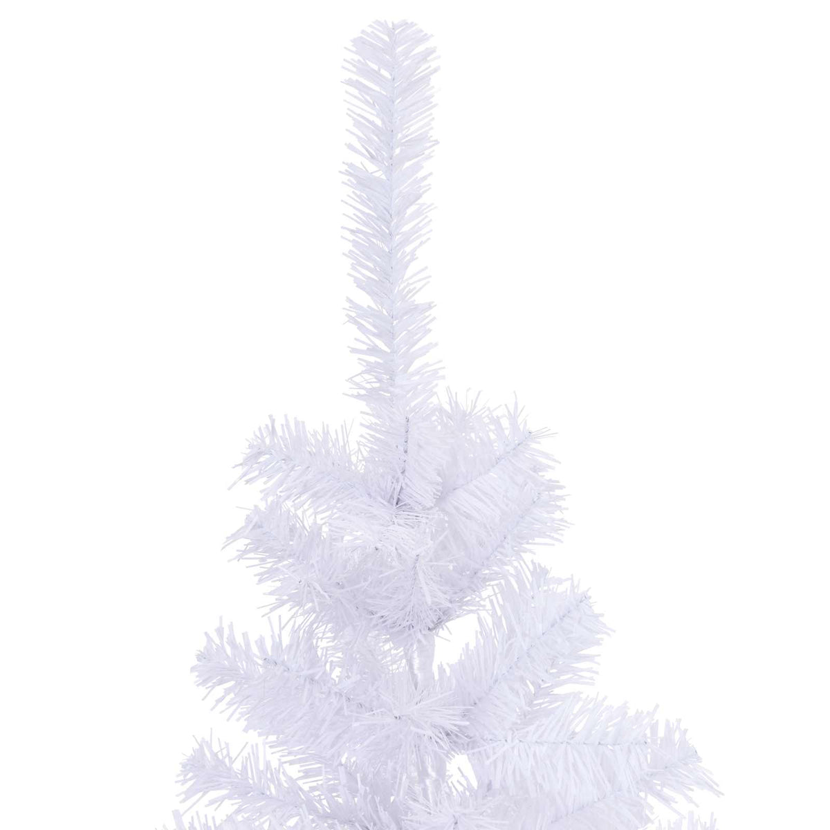 Kunstig Juletre Med 150 Led Med Stativ Hvit 150 Cm Pvc Og Stål