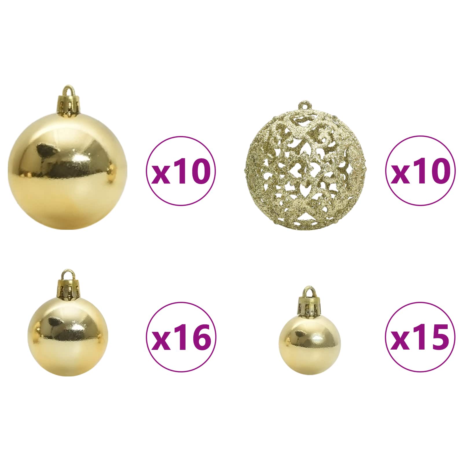 Kunstig Juletre Med 300 Led Med Stativ Hvit 180 Cm Pvc Og Stål