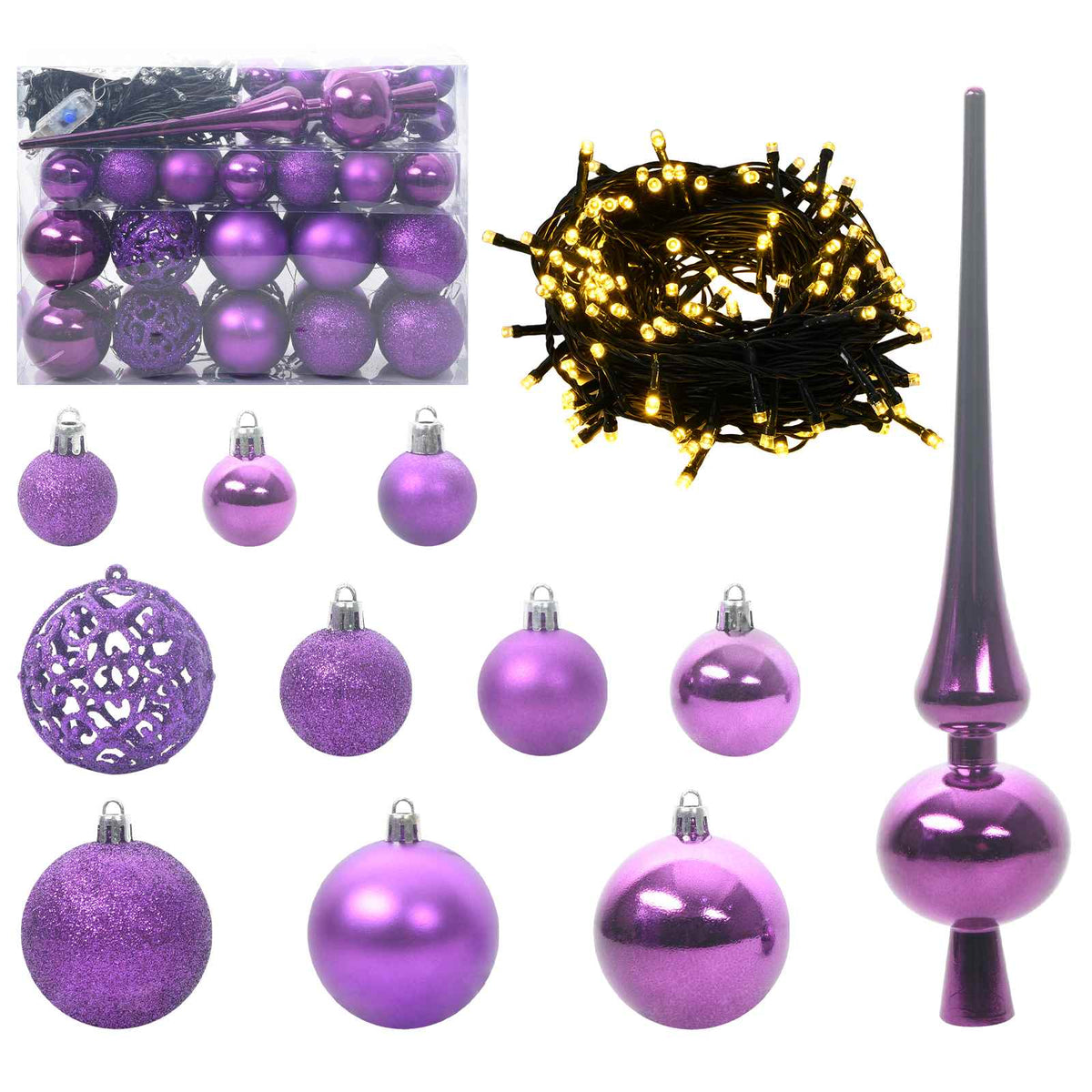 Kunstig Juletre Med 150 Led Med Stativ Hvit 150 Cm Pvc Og Stål