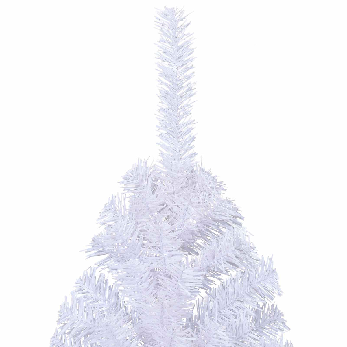 Kunstig Juletre Med 300 Led Med Stativ Hvit 180 Cm Pvc Og Stål
