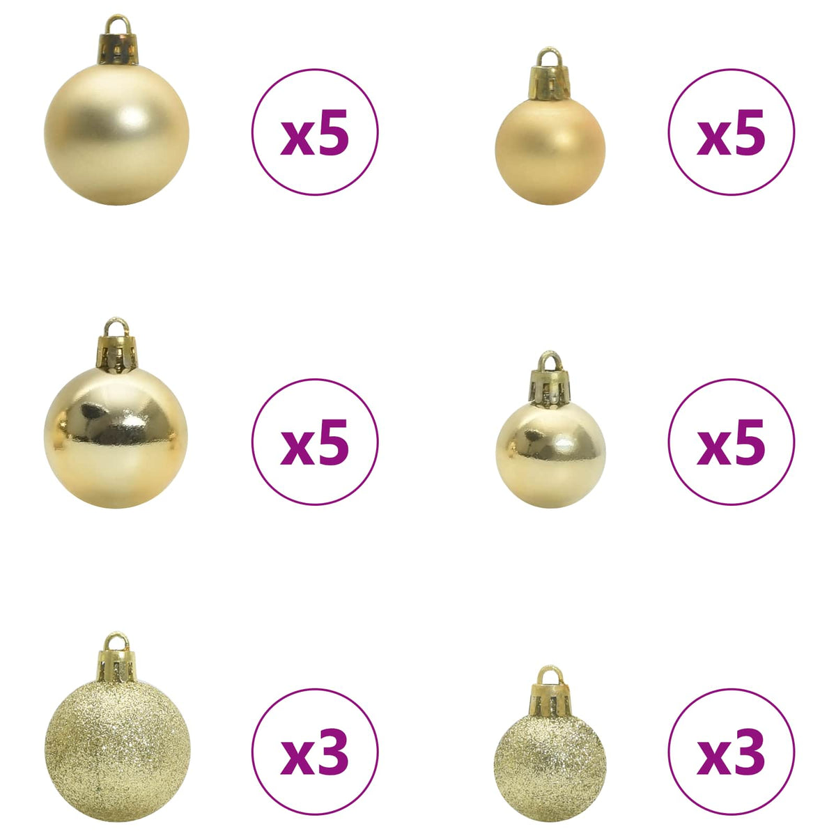 Kunstig Juletre Med 300 Led Med Stativ Hvit 180 Cm Pvc Og Stål